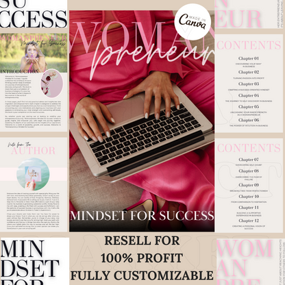 Womanpreneur Mindset for Success e-Book with MRR / PLR