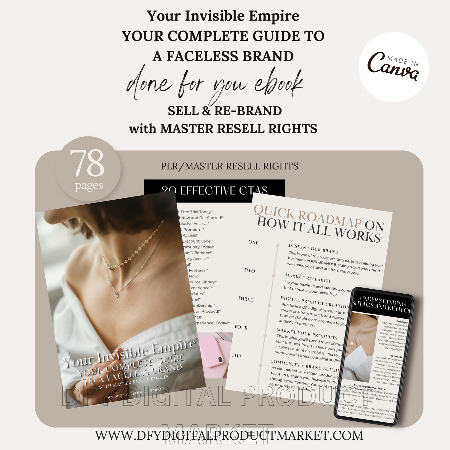 Your Invisible Empire | Faceless Marketing - Guide to a Faceless Brand Ebook