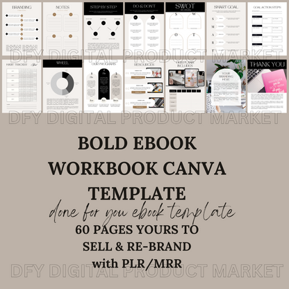 Bold Vibe Ebook/Workbook Canva Template