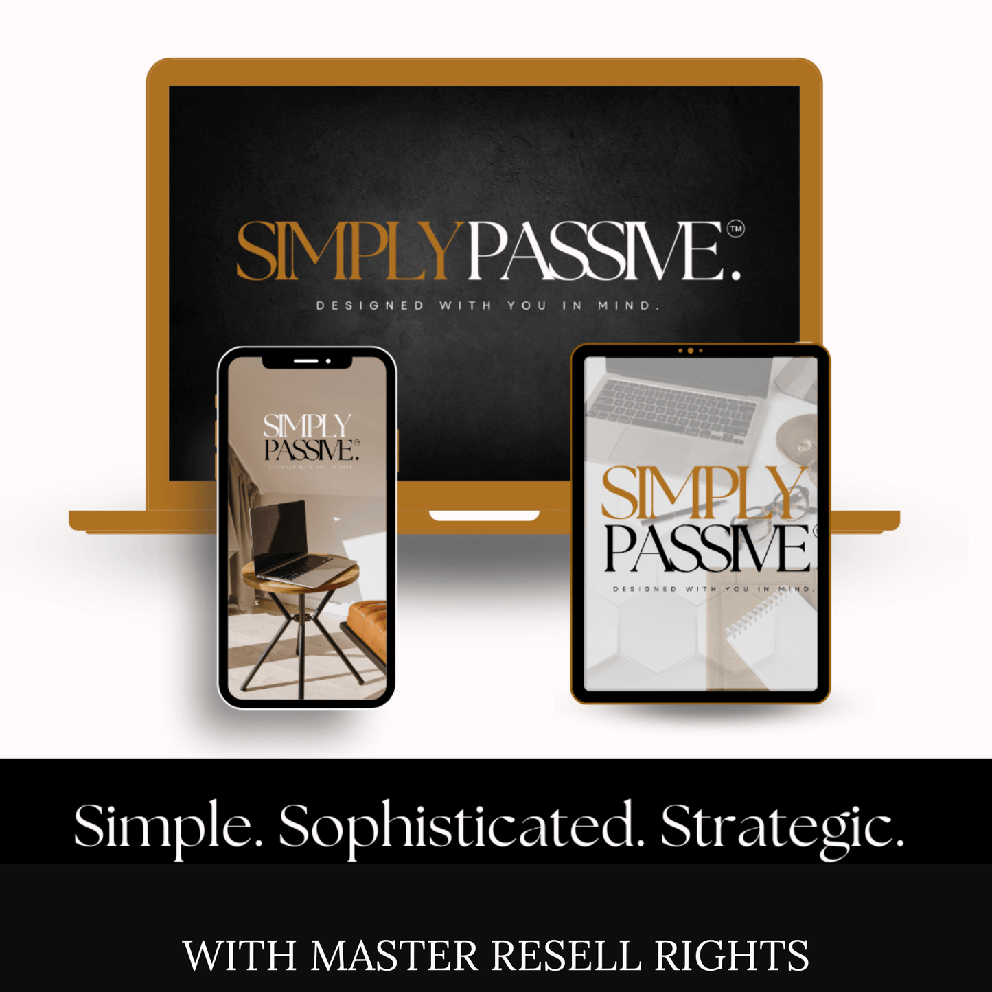 SIMPLY PASSIVE COURSE with Master Resell Rights - Learn how to make passive income with digital products